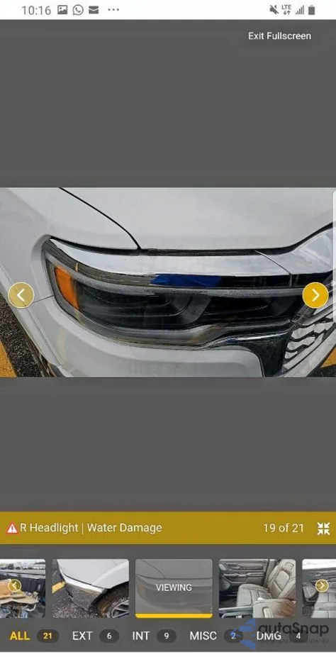 2025 Ram 1500 Limited z USA, uszkodzony, nr VIN 1C6SRFHPXSN558647